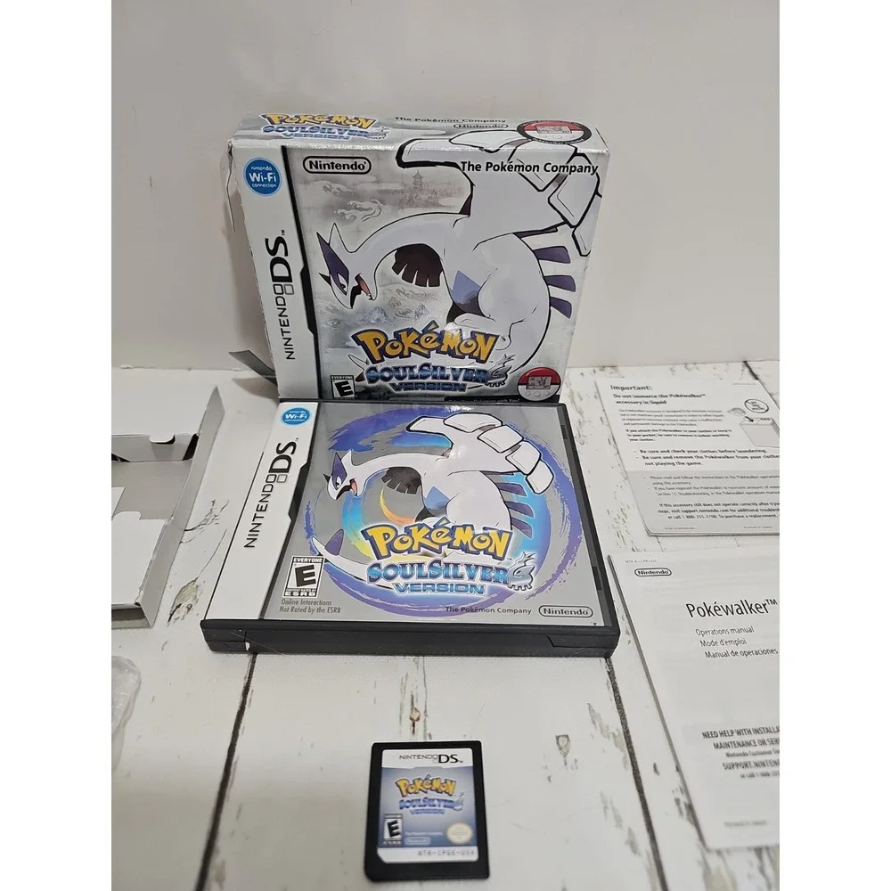 Pokémon SoulSilver Version Nintendo DS Authentic Tested Complete CIB